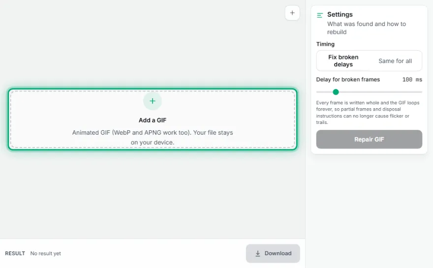 Add the broken GIF