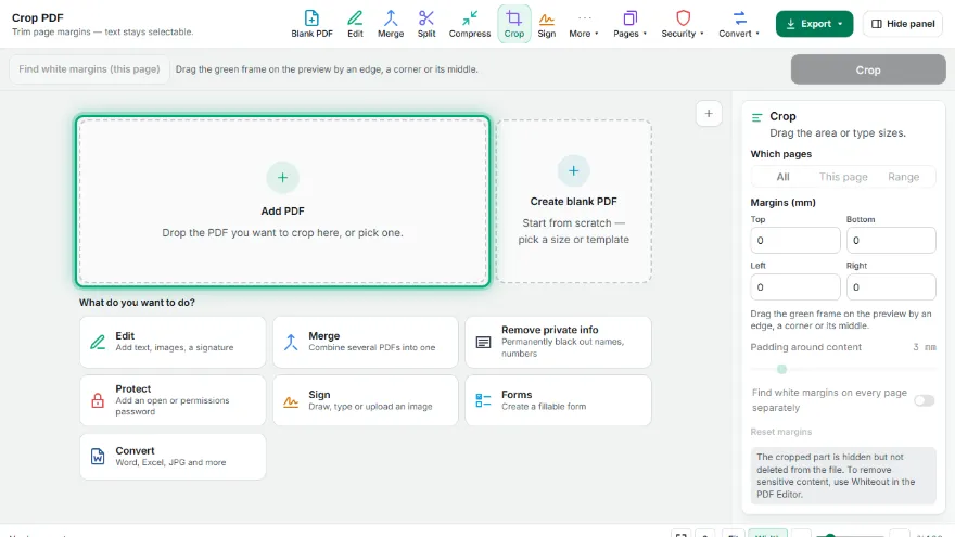 Add your PDF