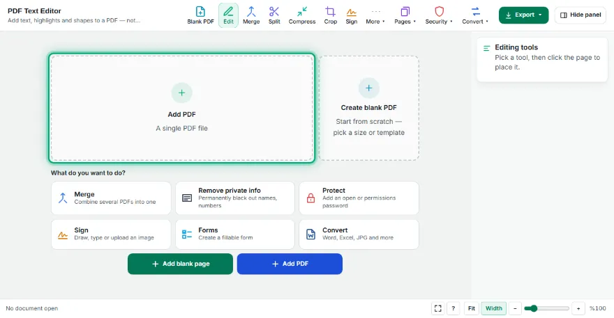 Upload your PDF