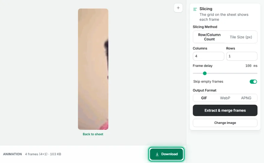 Generate and download