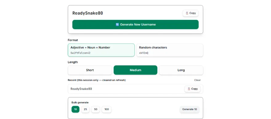 Generate a batch