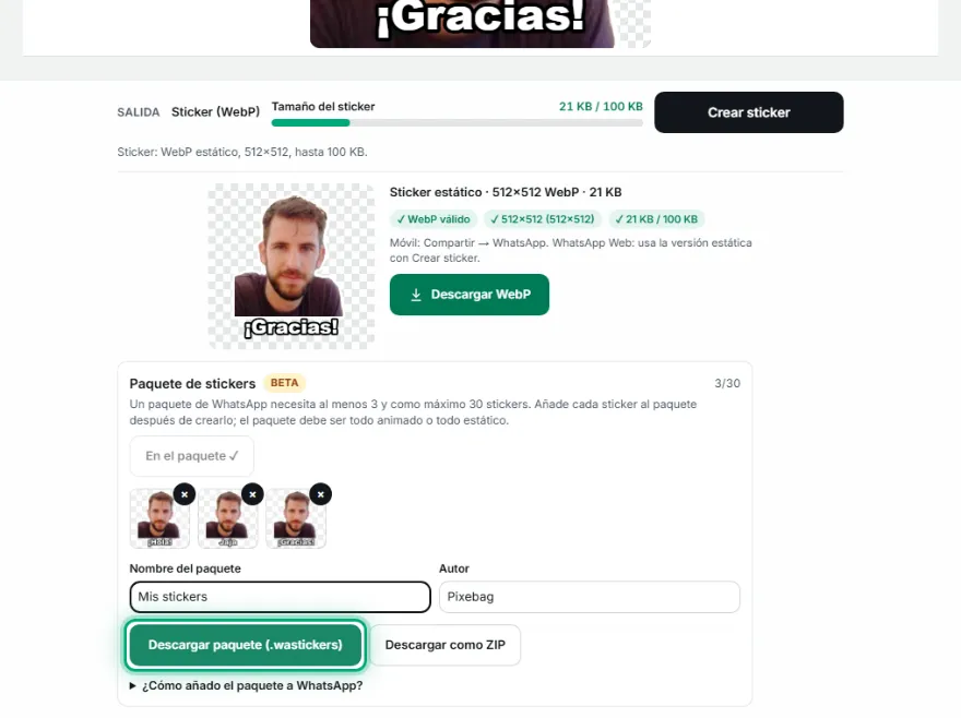 Ponle nombre y descárgalo