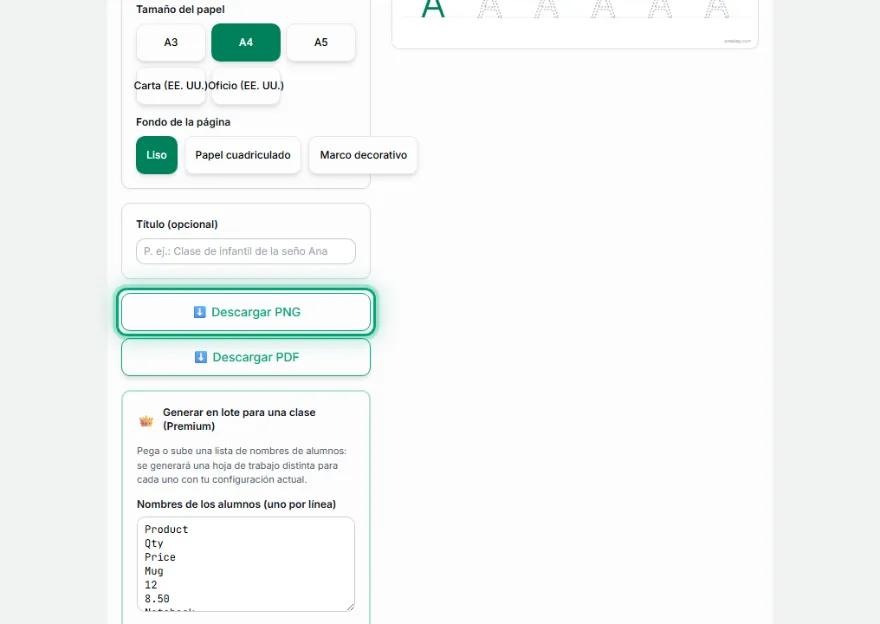 Descarga