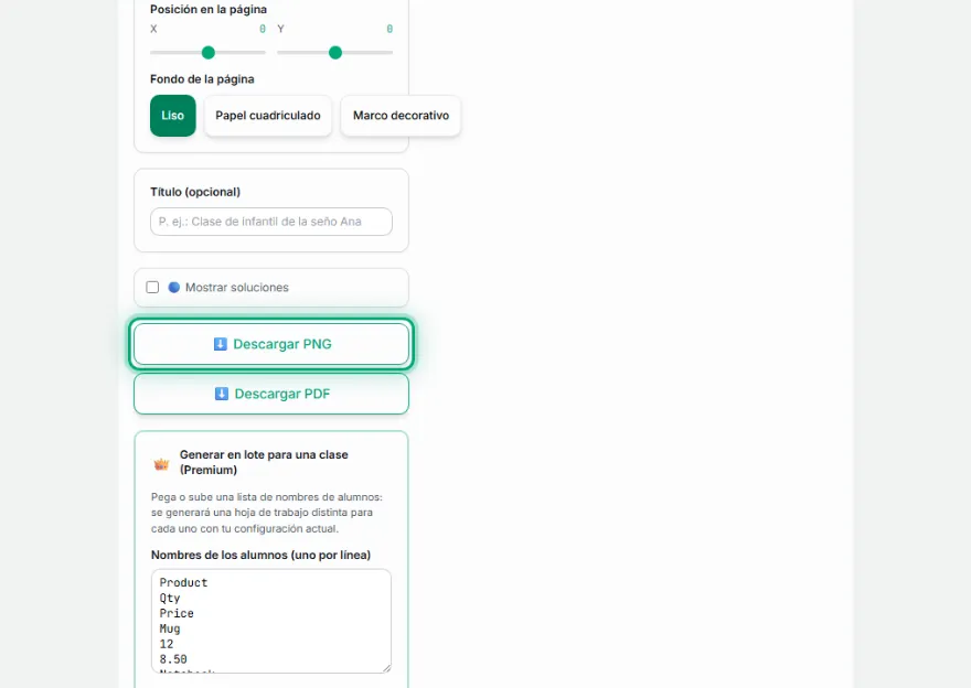 Descarga