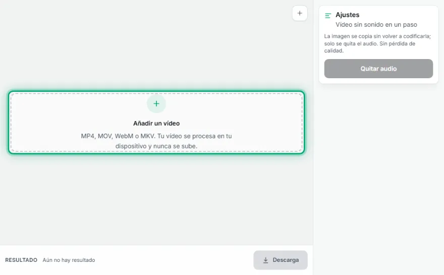 Añade el vídeo