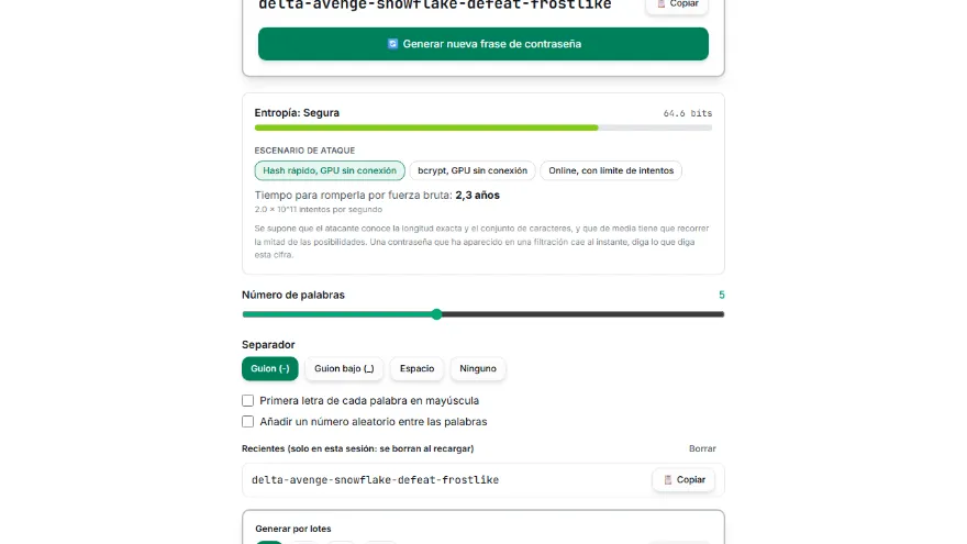Elige un separador