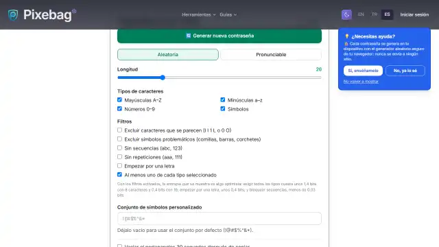 Comprueba la seguridad