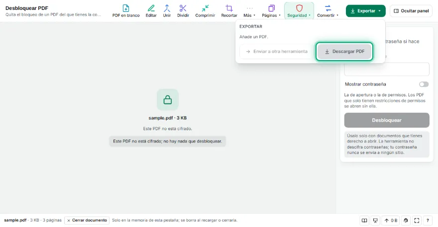 Descarga