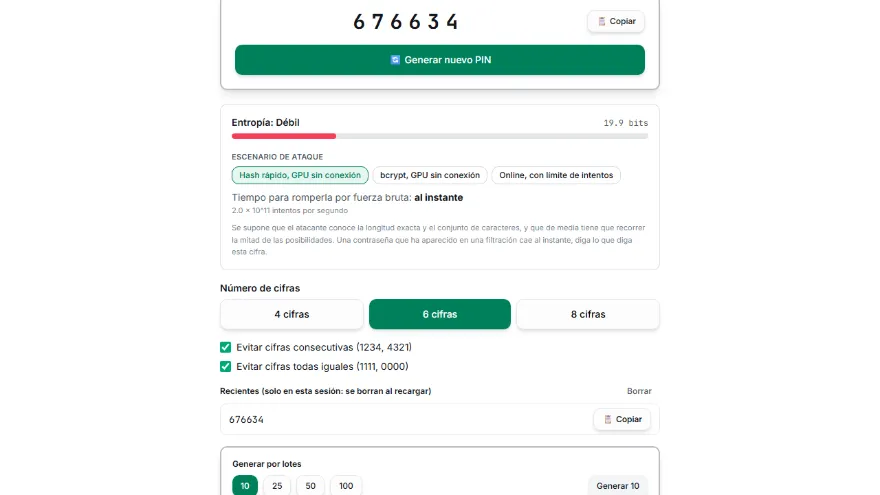 Deja los filtros activados