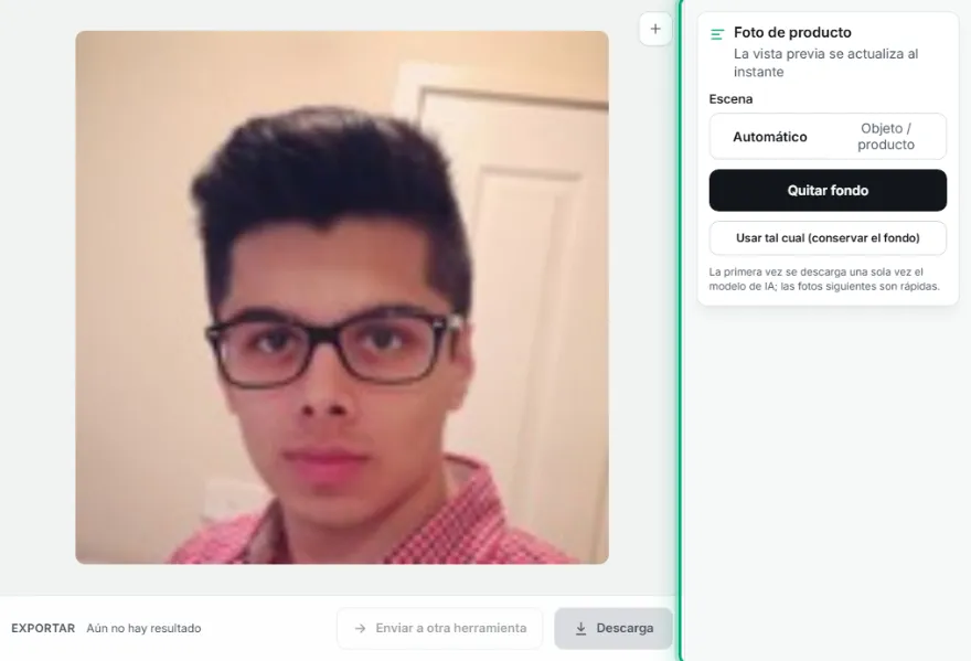 Quita el fondo