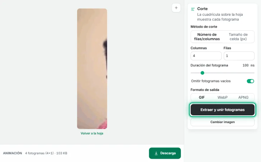 Genera y descarga