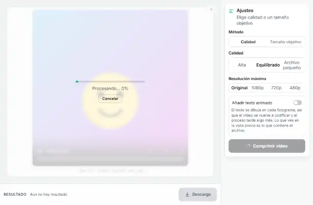 Comprime y descarga