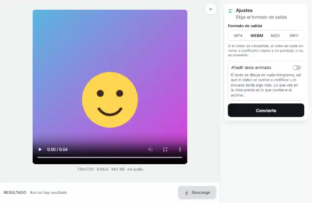 Convierte y descarga
