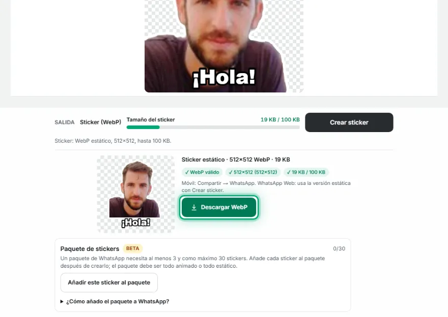 Descarga