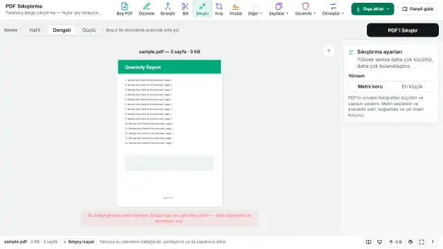 Uyarıyı okuyun ve onaylayın