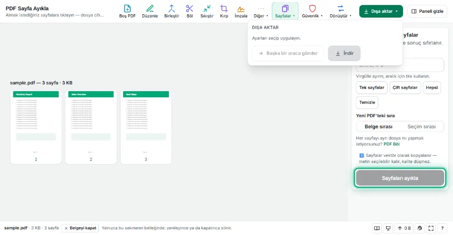 Yeni PDF'i indirin